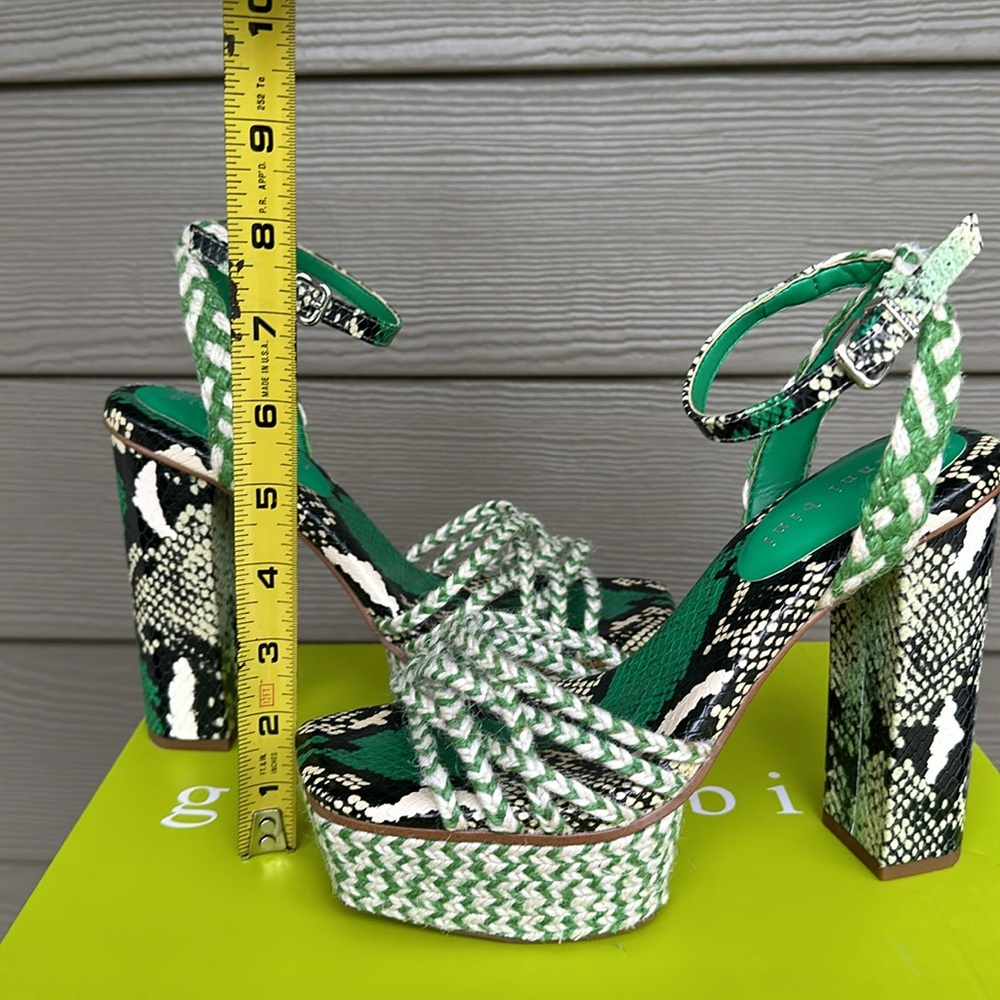 GIANNI BINI Shanika PLATFORM braided sandal SOLD OUT IN STORES ๐ size 7M ๐ - Picture 8 of 8